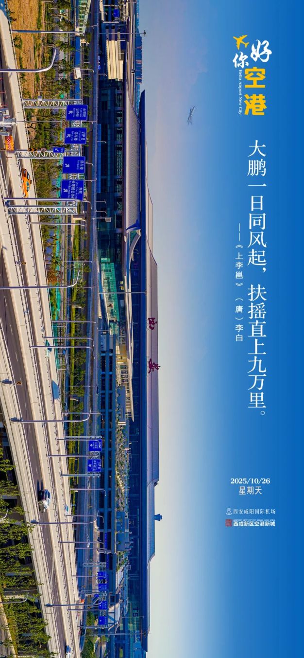 你好·空港丨大鹏一日同风起 扶摇直上九万里
